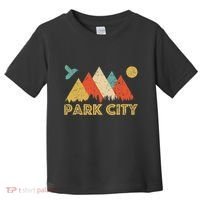 Park City Utah Retro Toddler T-Shirt thumb 0
