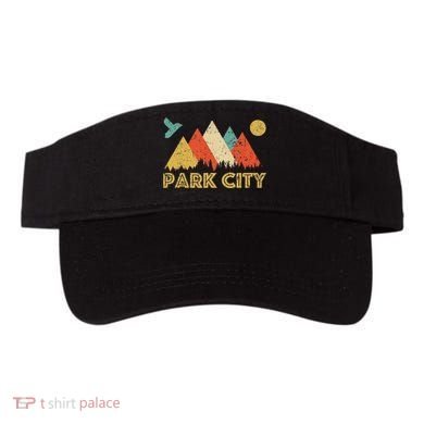 Park City Utah Retro Visor