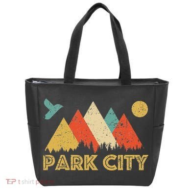 Park City Utah Retro Tote Bag