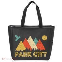 Park City Utah Retro Tote Bag thumb 0
