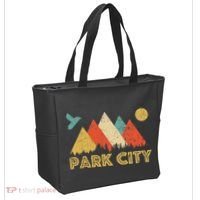 Park City Utah Retro Tote Bag thumb 2