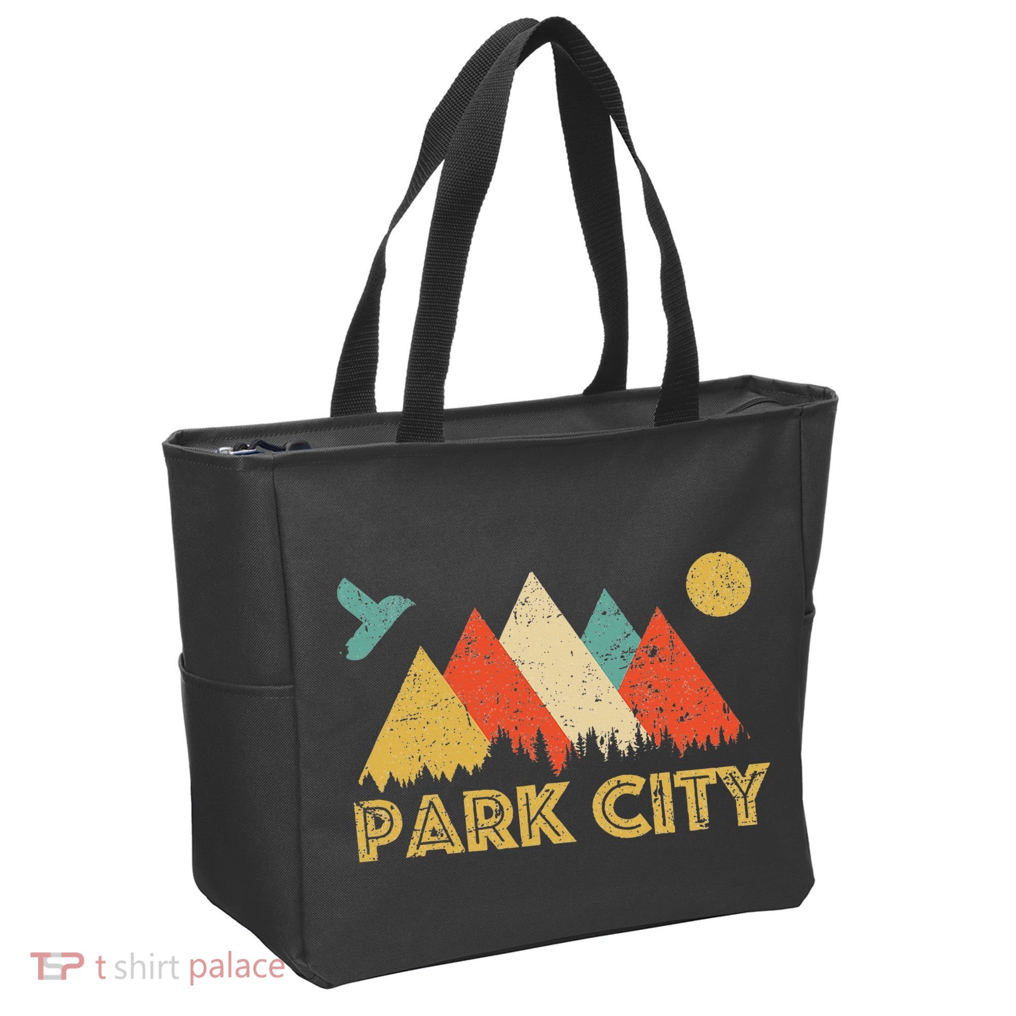 Park City Utah Retro Tote Bag