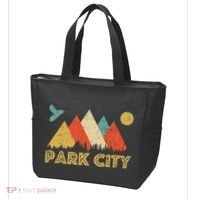 Park City Utah Retro Tote Bag thumb 3