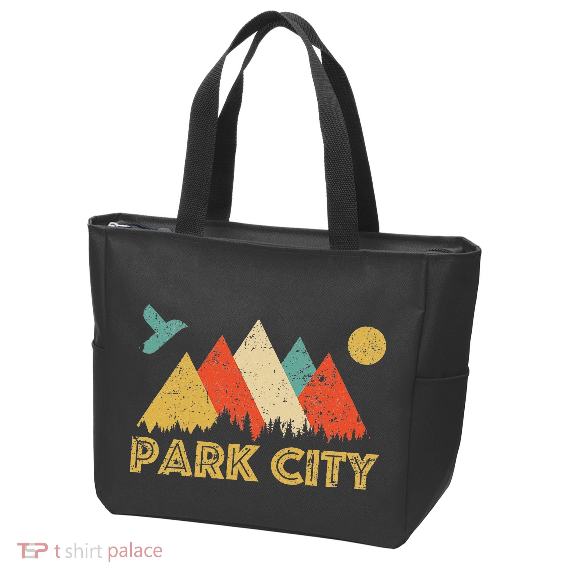 Park City Utah Retro Tote Bag
