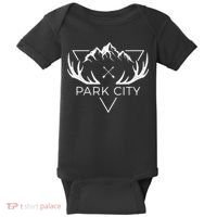 Park City Utah Awesome Mountain Souvenir Baby Bodysuit thumb 0