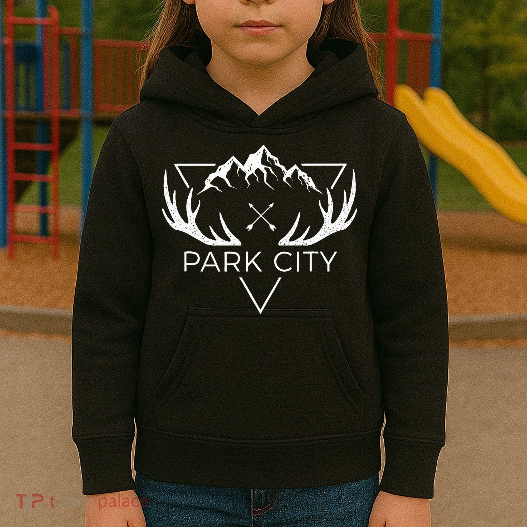 Park City Utah Awesome Mountain Souvenir Kids Hoodie