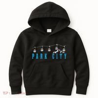 Park City Utah Ski Snowboard Winter Sports Kids Hoodie thumb 0