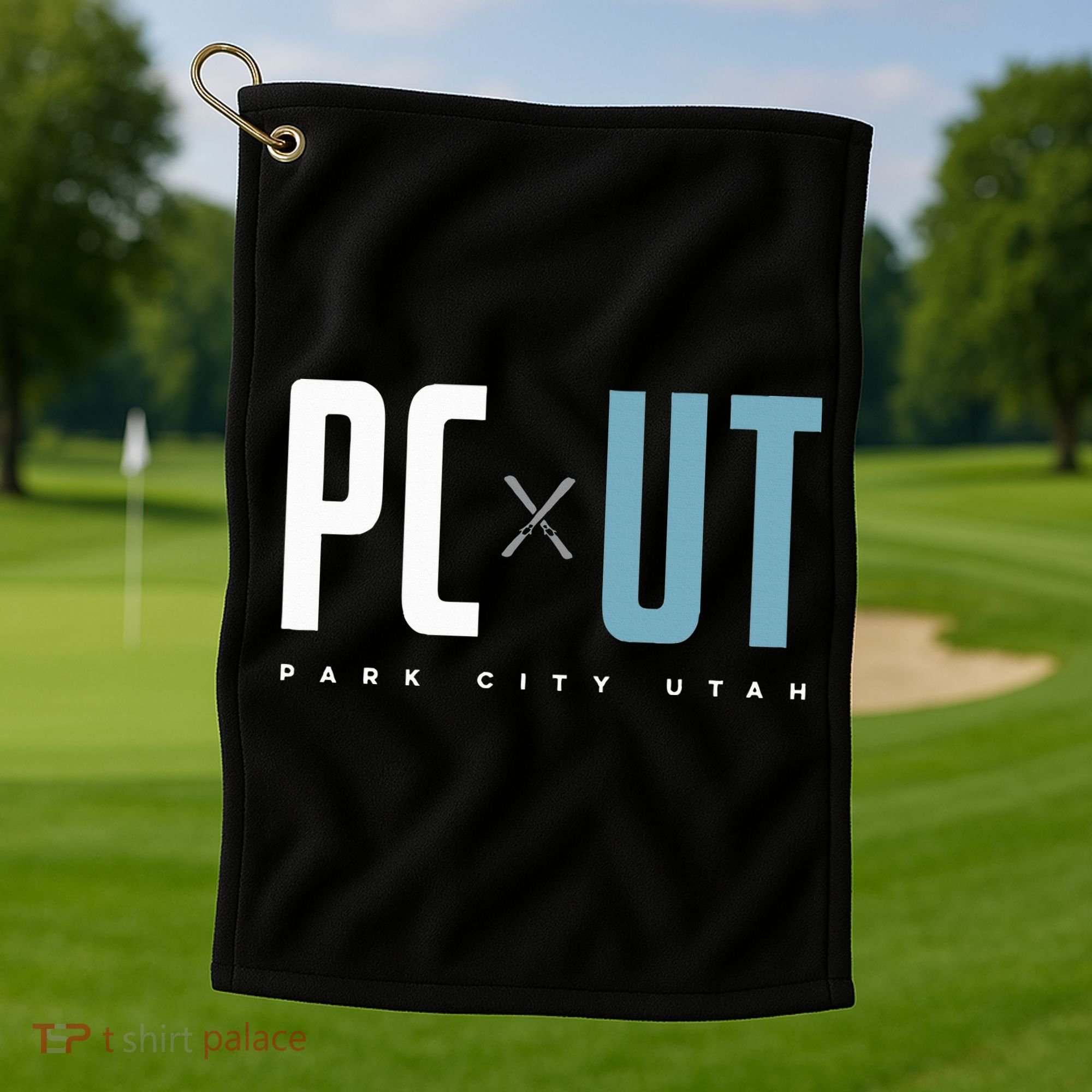 Park City Utah Golf Towel