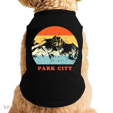 Park City Utah Vintage Doggie Tank