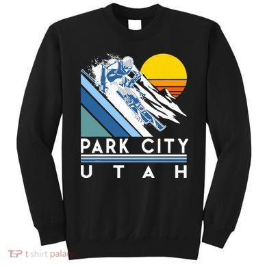 Park City Utah Retro Ski Sweatshirt