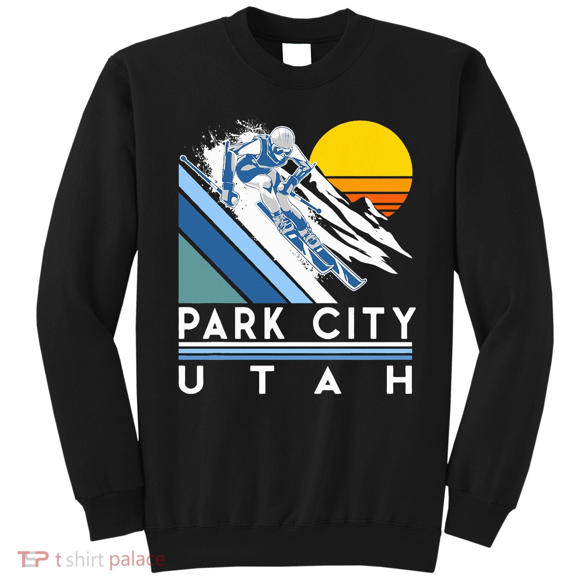Park City Utah Retro Ski Sweatshirt
