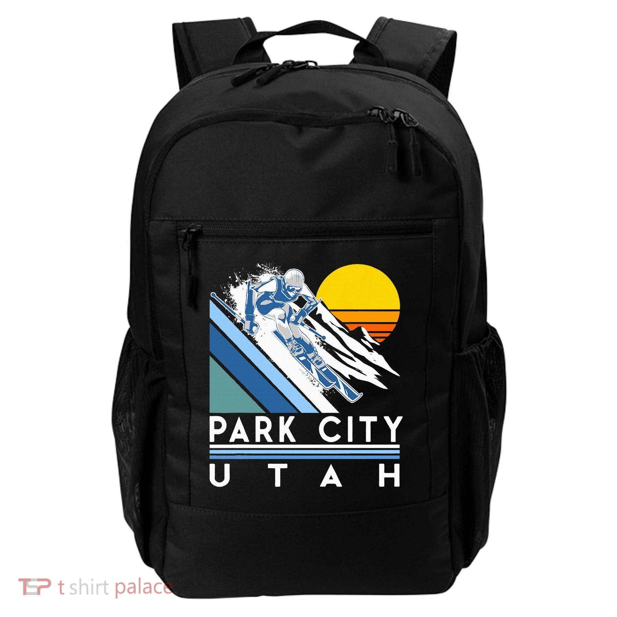 Park City Utah Retro Ski Backpack
