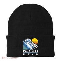 Park City Utah Retro Ski Beanie thumb 0
