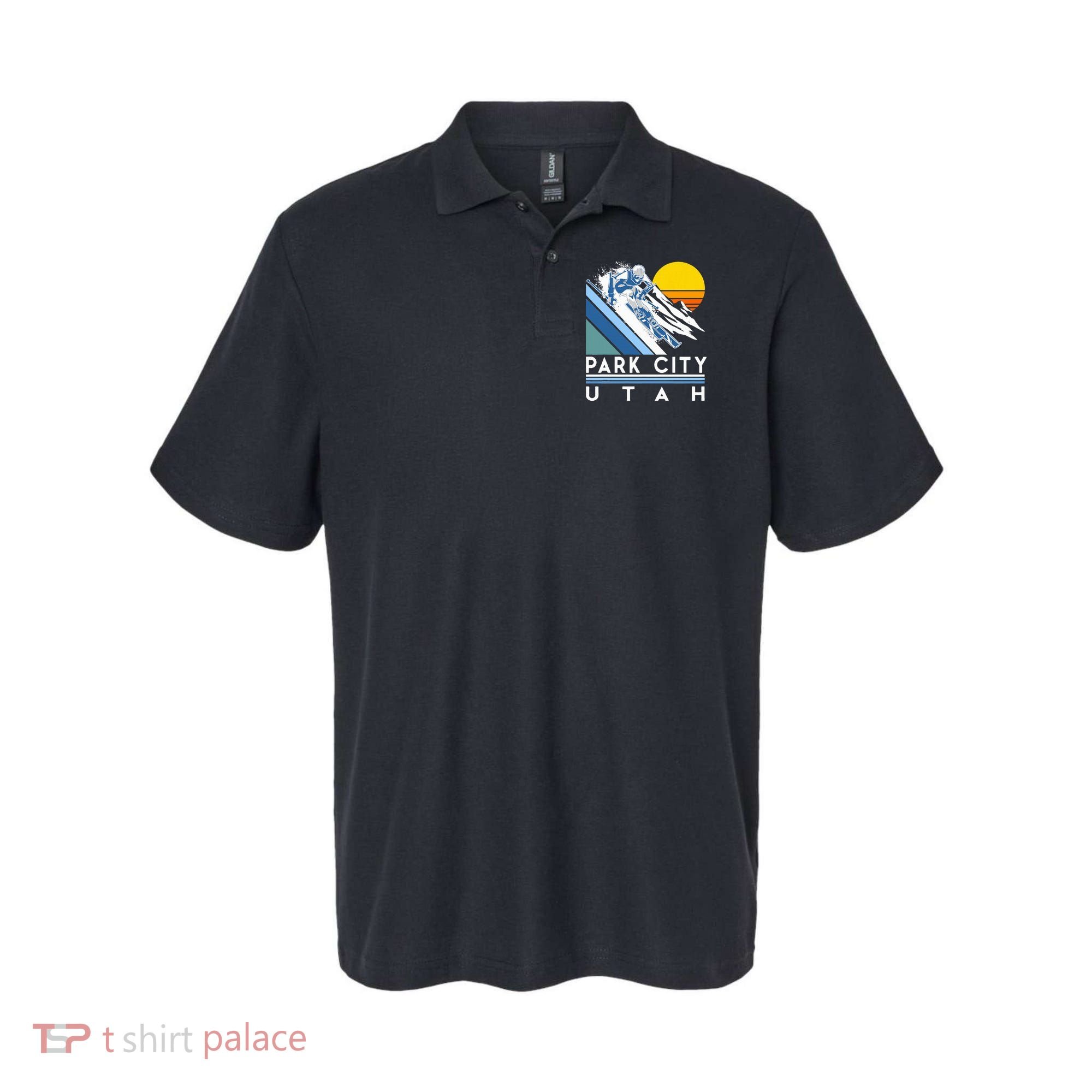 Park City Utah Retro Ski Polo