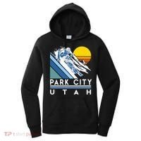 Park City Utah Retro Ski Women's Hoodie thumb 0