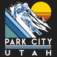 Park City Utah Retro Ski Tumbler thumb 3