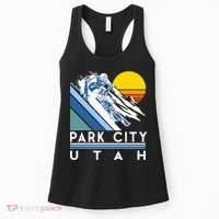 Park City Utah Retro Ski Women's Tank Top thumb 0