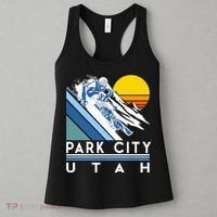 Park City Utah Retro Ski Women's Tank Top thumb 3