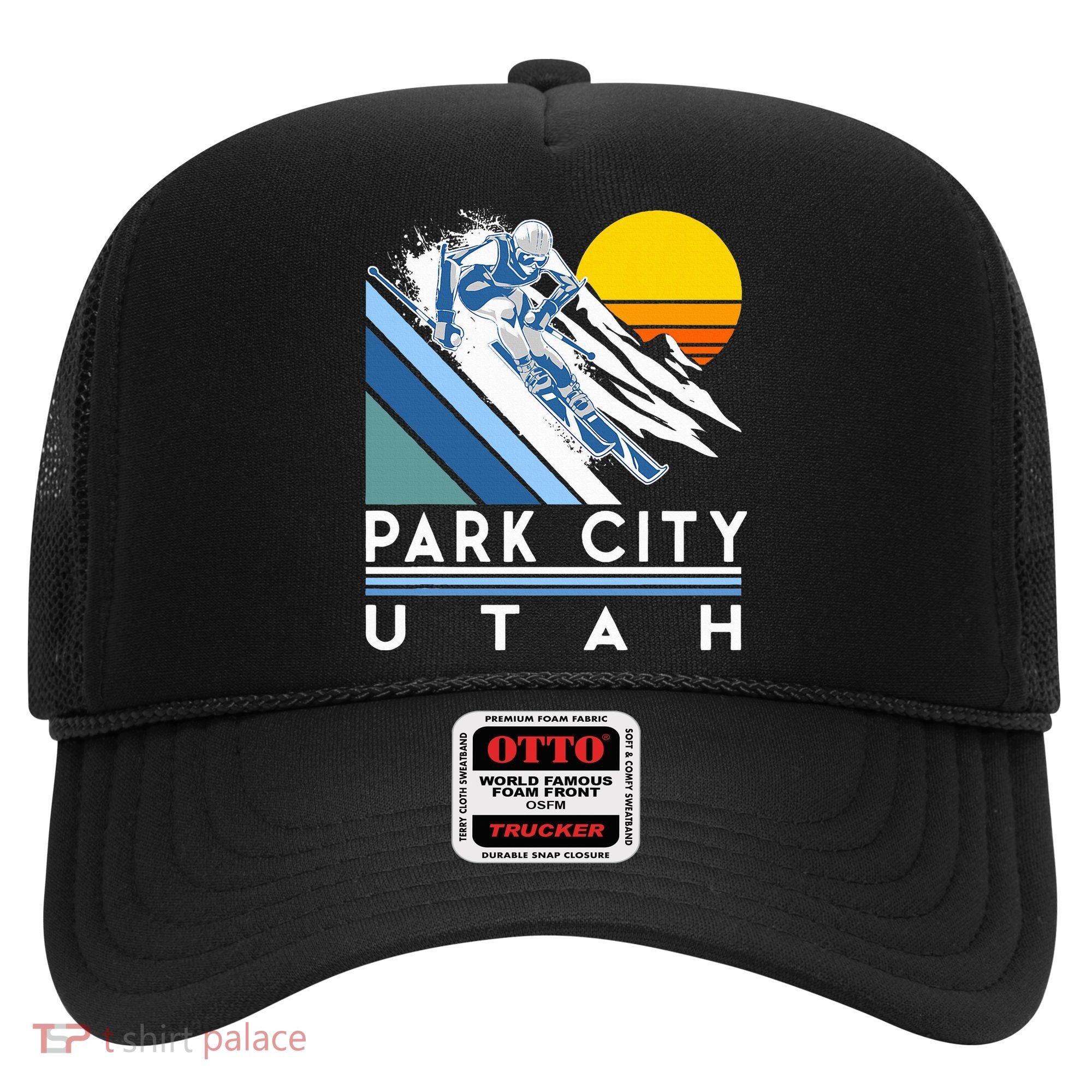 Park City Utah Retro Ski Hat