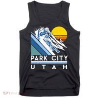 Park City Utah Retro Ski Tank Top thumb 0