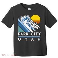 Park City Utah Retro Ski Toddler T-Shirt thumb 0