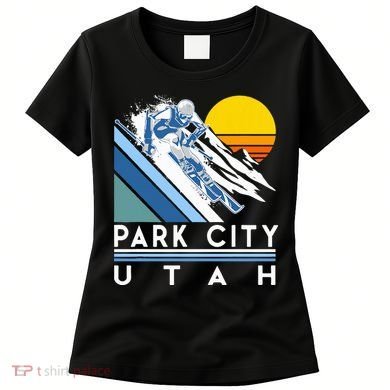 Park City Utah Retro Ski Women's T-Shirt