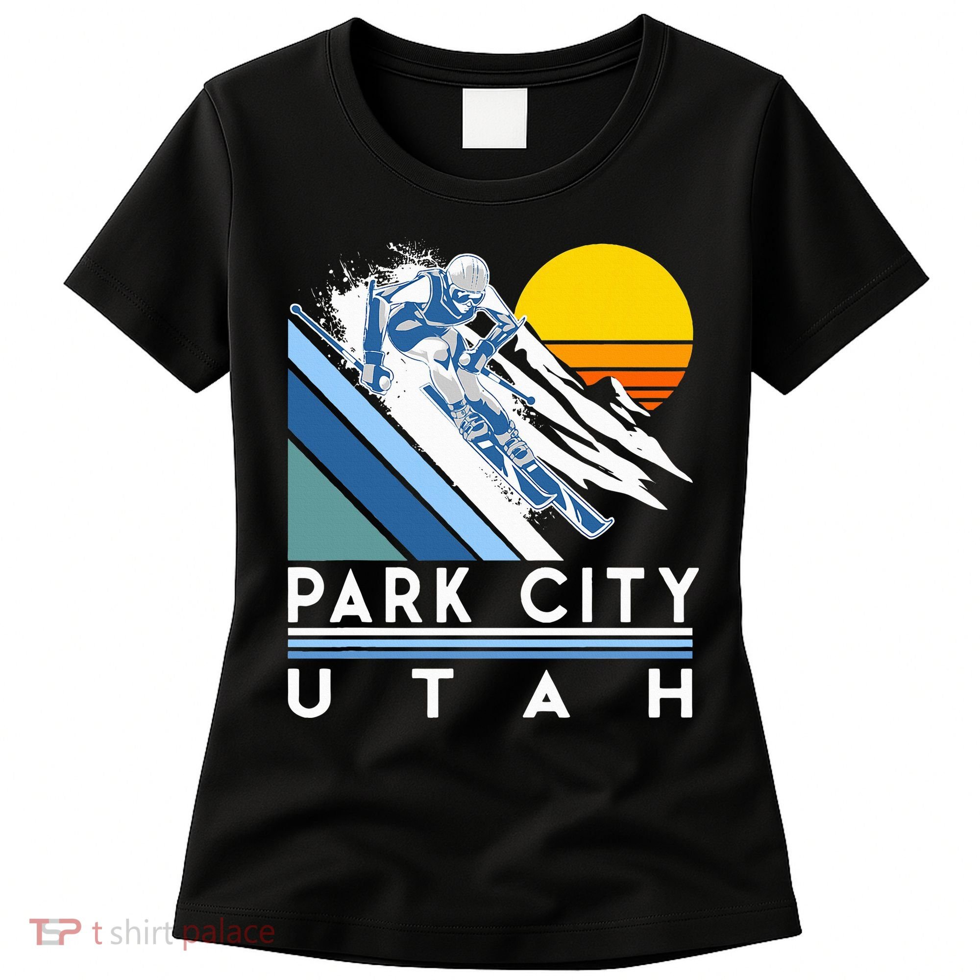 Park City Utah Retro Ski Women's T-Shirt