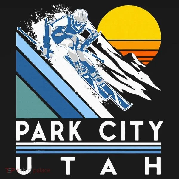 Park City Utah Retro Ski Women's T-Shirt
