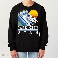 Park City Utah Retro Ski Cute Gift Women's Sweatshirt thumb 0