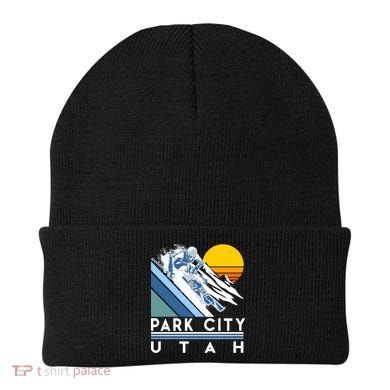 Park City Utah Retro Ski Cute Gift Beanie