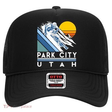 Park City Utah Retro Ski Cute Gift Hat