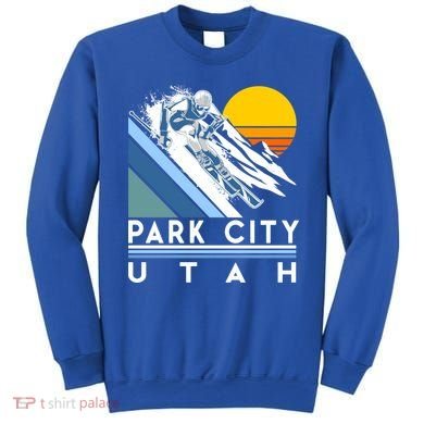 Park City Utah Retro Ski Cute Gift Sweatshirt