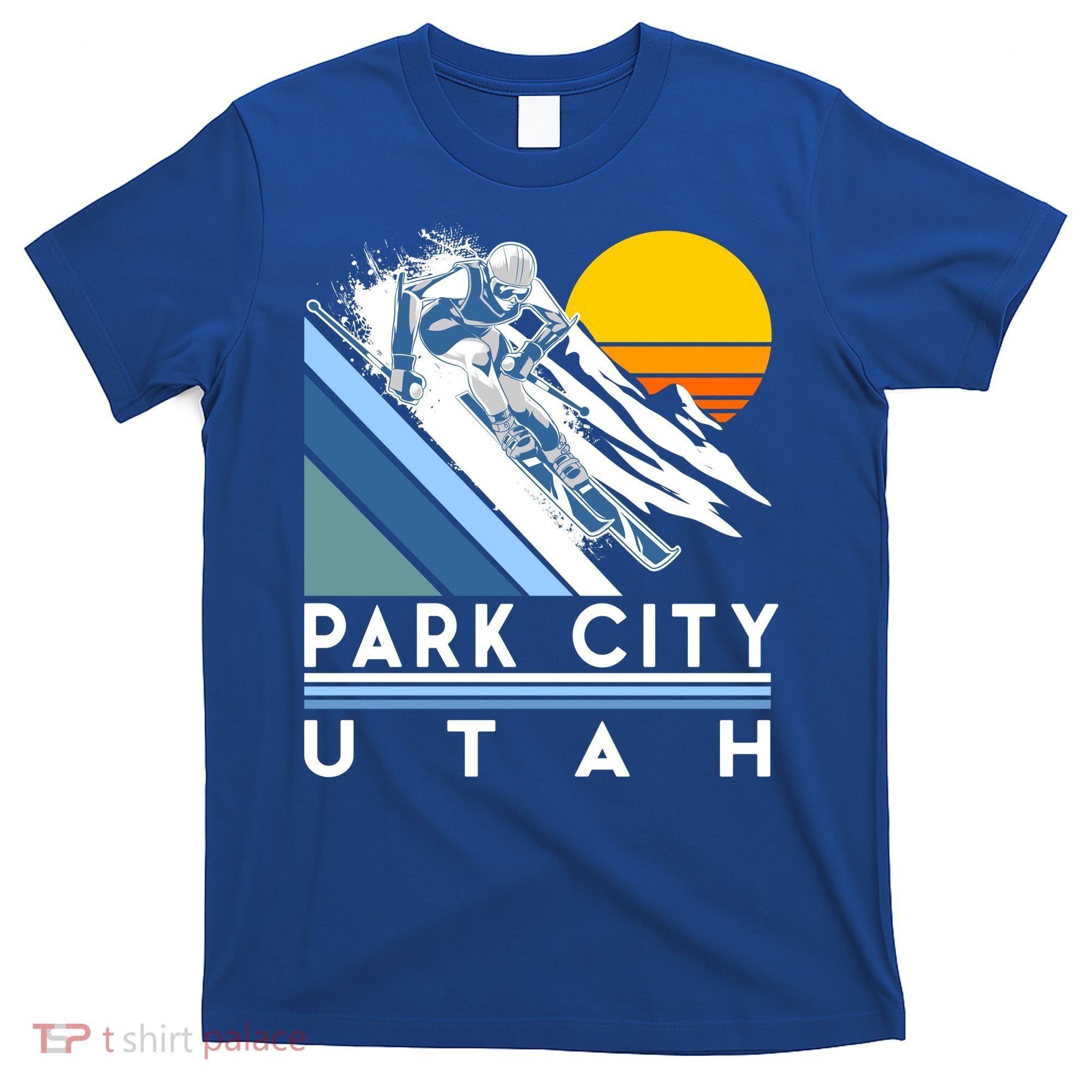 Park City Utah Retro Ski Cute Gift T-Shirt