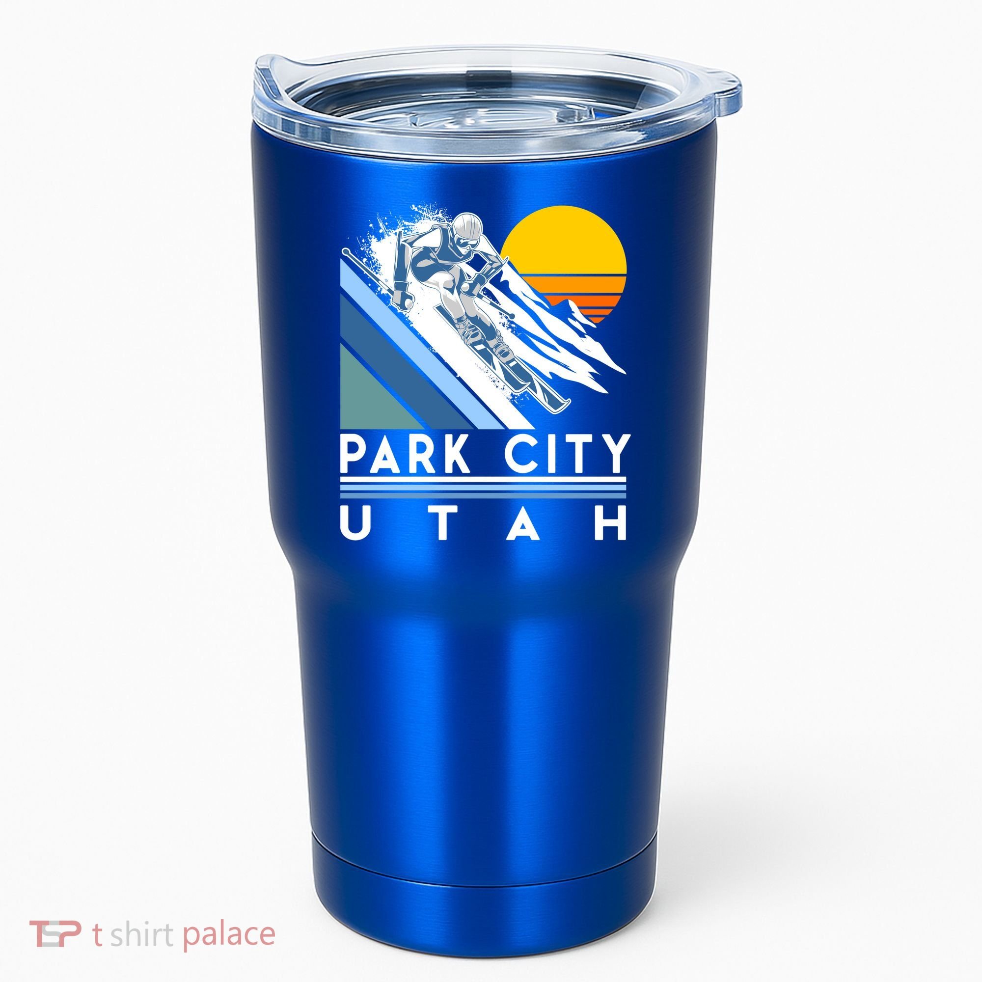 Park City Utah Retro Ski Cute Gift Tumbler