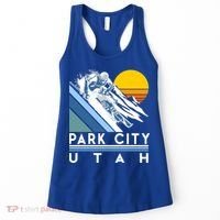 Park City Utah Retro Ski Cute Gift Women's Tank Top thumb 0