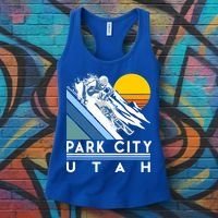 Park City Utah Retro Ski Cute Gift Women's Tank Top thumb 3