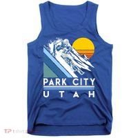 Park City Utah Retro Ski Cute Gift Tank Top thumb 0