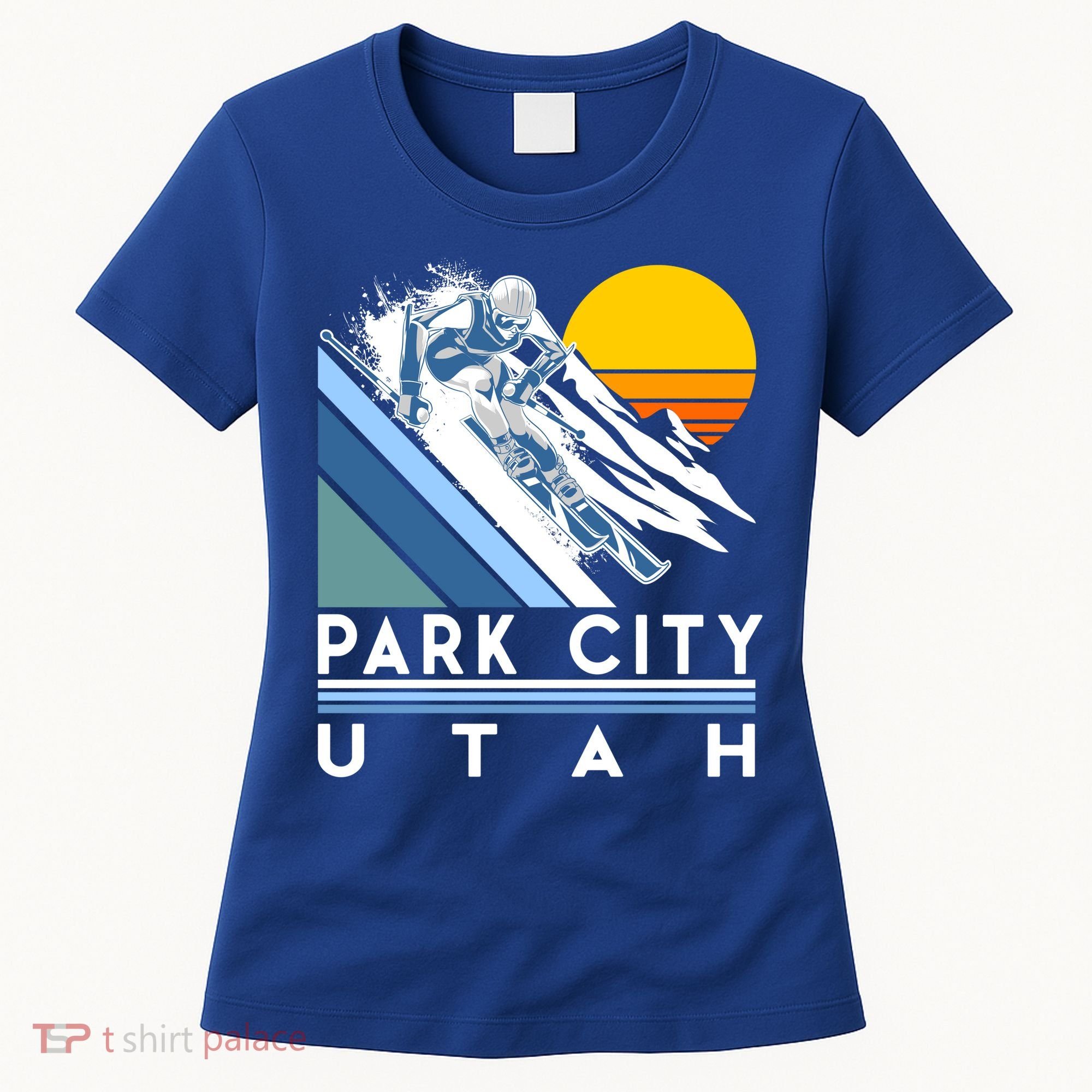 Park City Utah Retro Ski Cute Gift Women's T-Shirt