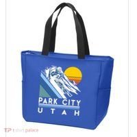 Park City Utah Retro Ski Cute Gift Tote Bag thumb 3