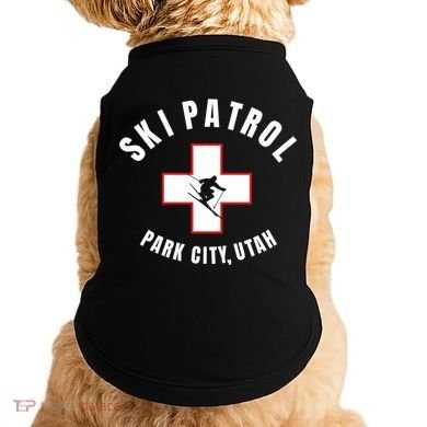 Park City Utah Ski Patrol Gift Doggie Tank