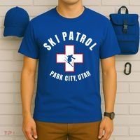 Park City Utah Ski Patrol Gift T-Shirt thumb 6