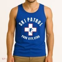 Park City Utah Ski Patrol Gift Tank Top thumb 3