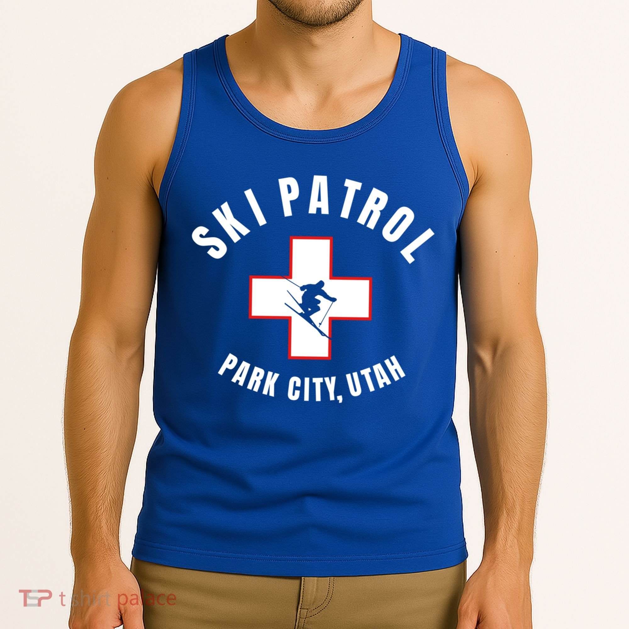 Park City Utah Ski Patrol Gift Tank Top