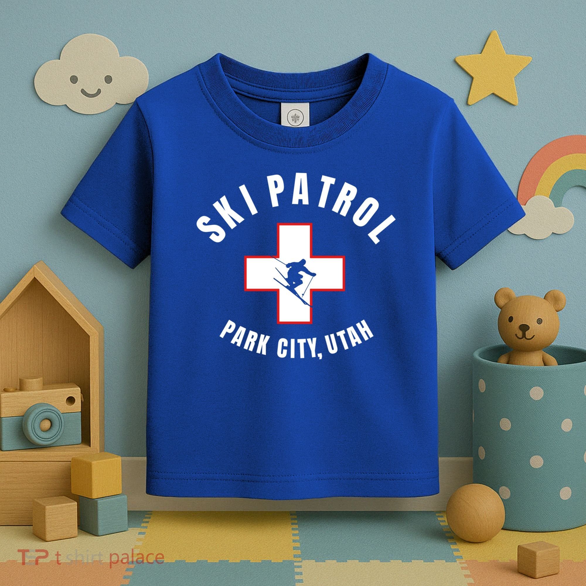 Park City Utah Ski Patrol Gift Toddler T-Shirt