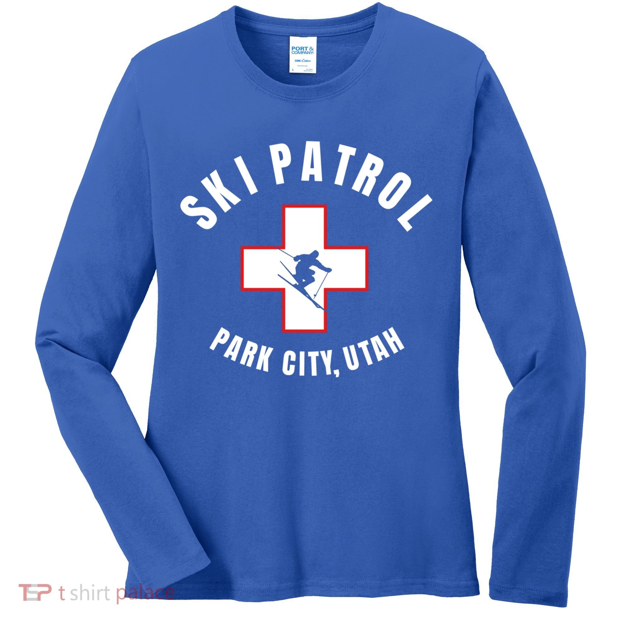 Park City Utah Ski Patrol Gift Women's Long Sleeve Shirt