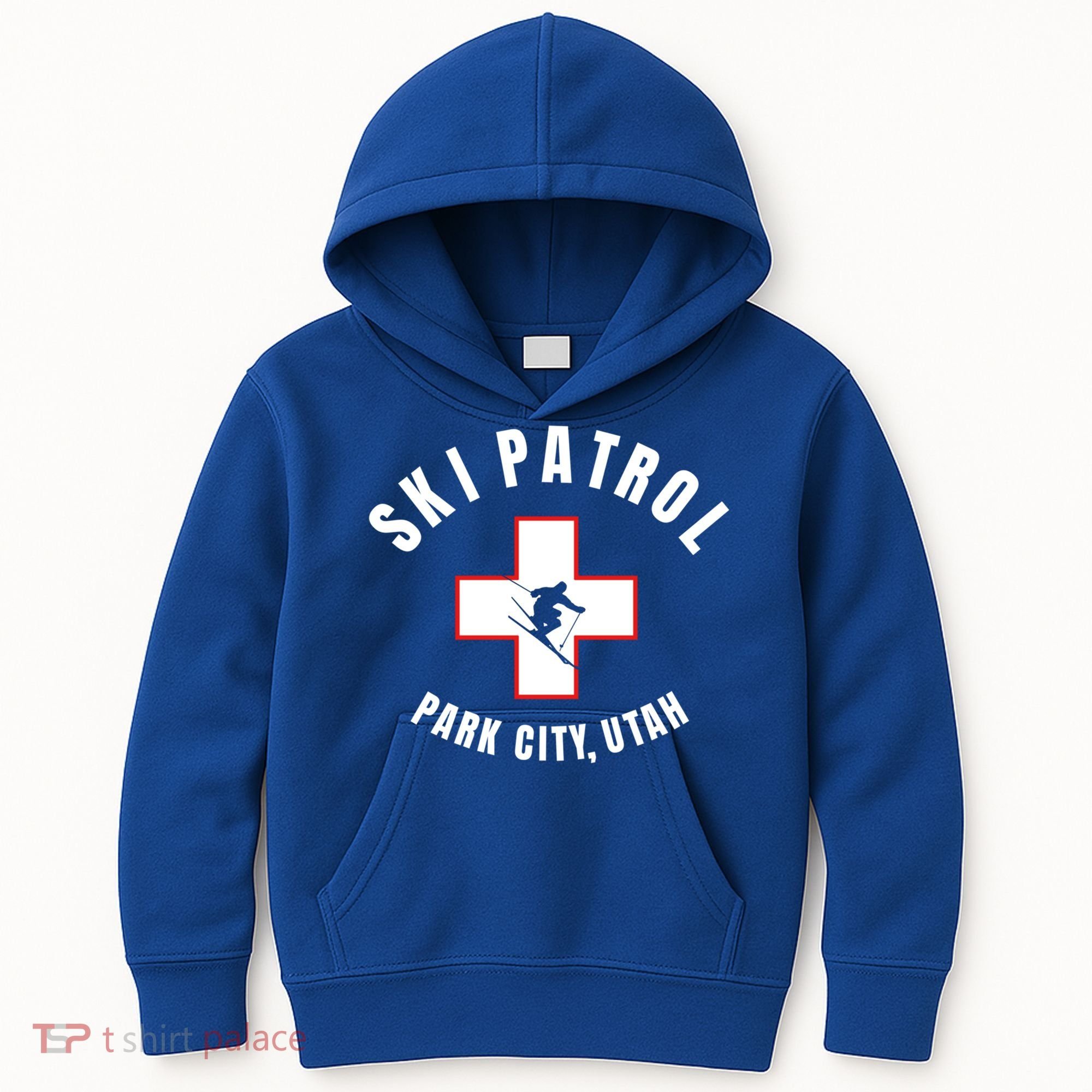 Park City Utah Ski Patrol Gift Kids Hoodie