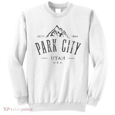 Park City Utah Awesome Mountain Design Souvenir Sweatshirt