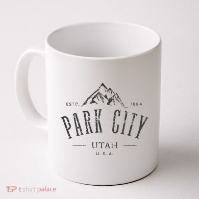 Park City Utah Awesome Mountain Design Souvenir Coffee Mug