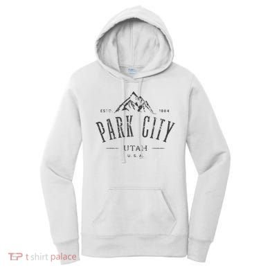 Park City Utah Awesome Mountain Design Souvenir Women's Hoodie