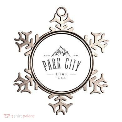 Park City Utah Awesome Mountain Design Souvenir Ornament